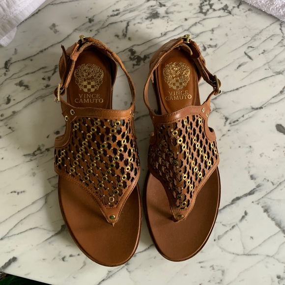 Vince Camuto Tan Sandals 8M - Picture 1 of 11